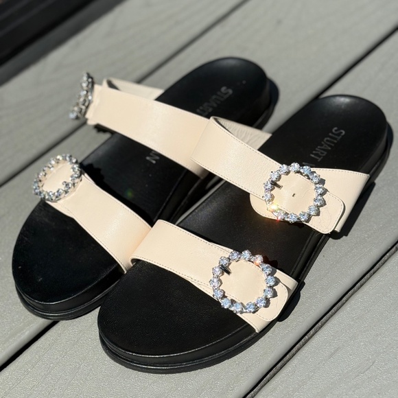 Blingring Buckle Slide by Stewart Weitzman - Size 39 - Picture 2 of 7